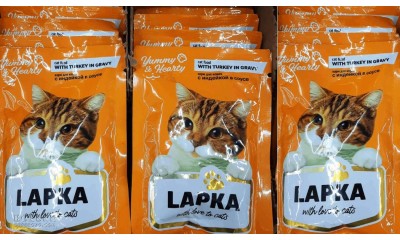 Корм консервированный для кошек Lapka