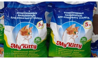 Наполнитель для кошачьего туалета комкующийся My Kitty